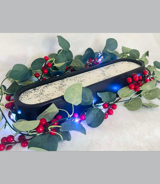 Christmas Large Multi Wick Candle - Black