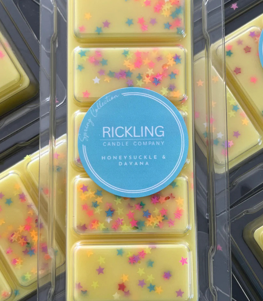 Limited  Edition Wax Melt Snap Bar - Honeysuckle & Davana
