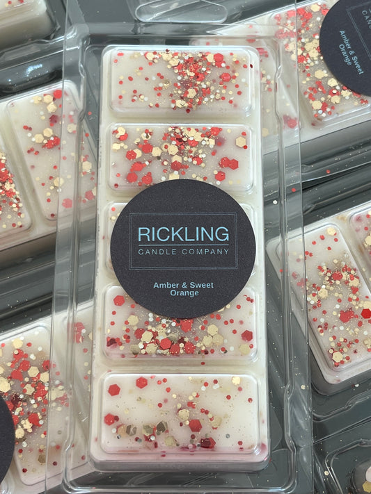 Limited  Edition Wax Melt Snap Bar- Amber & Sweet Orange