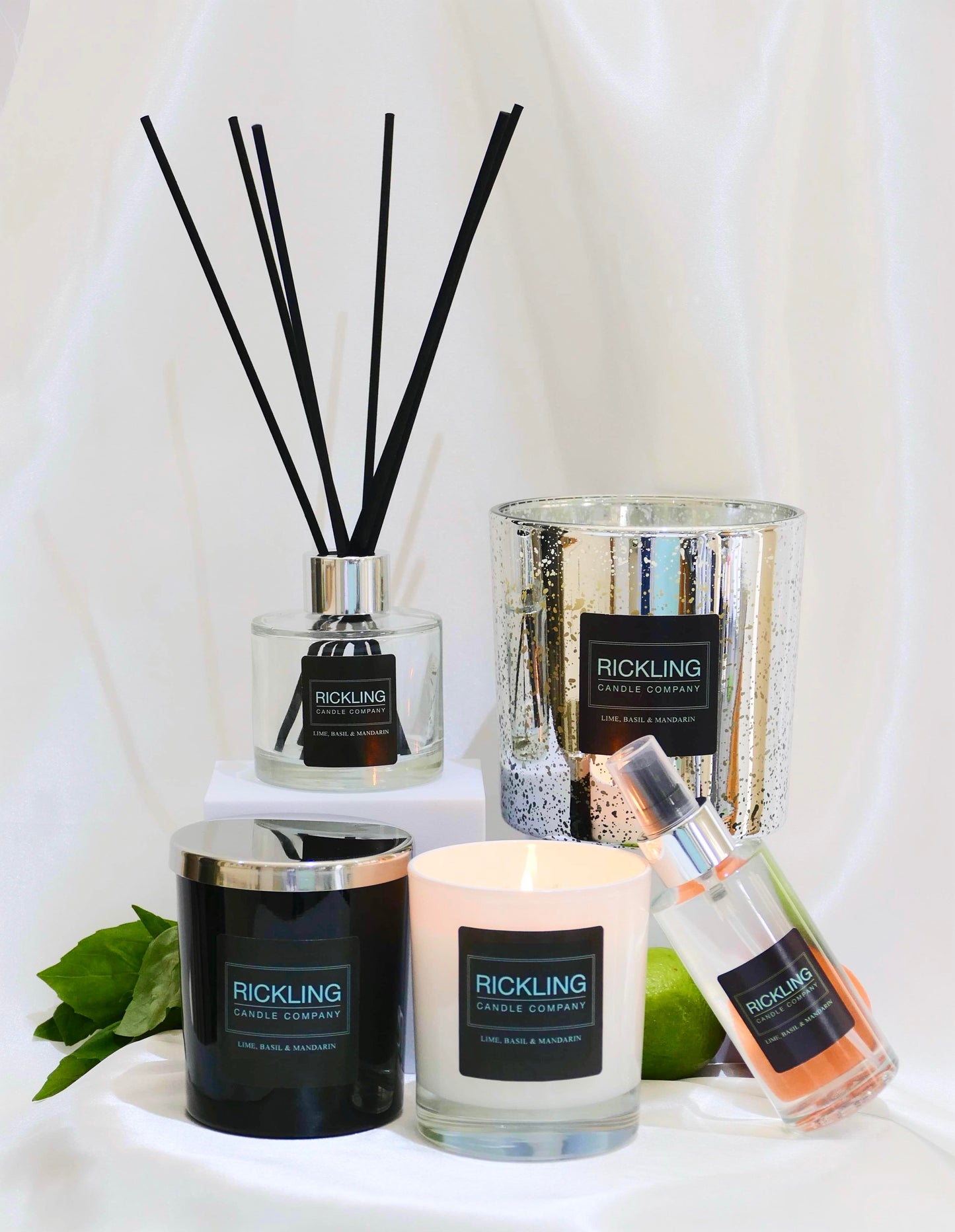 Rickling Grand Candle - Lime, Basil & Mandarin