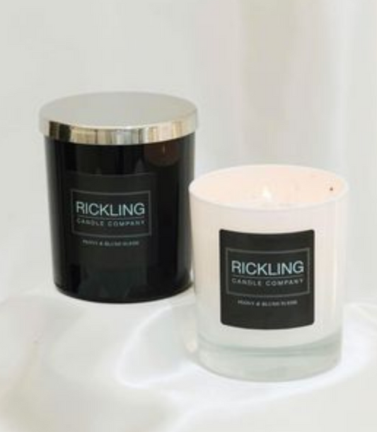 Rickling Home Candle - Peony & Blush Suede