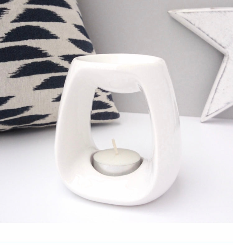 Wax Melt Burner - The Mini Burners in White Gloss or Chrome