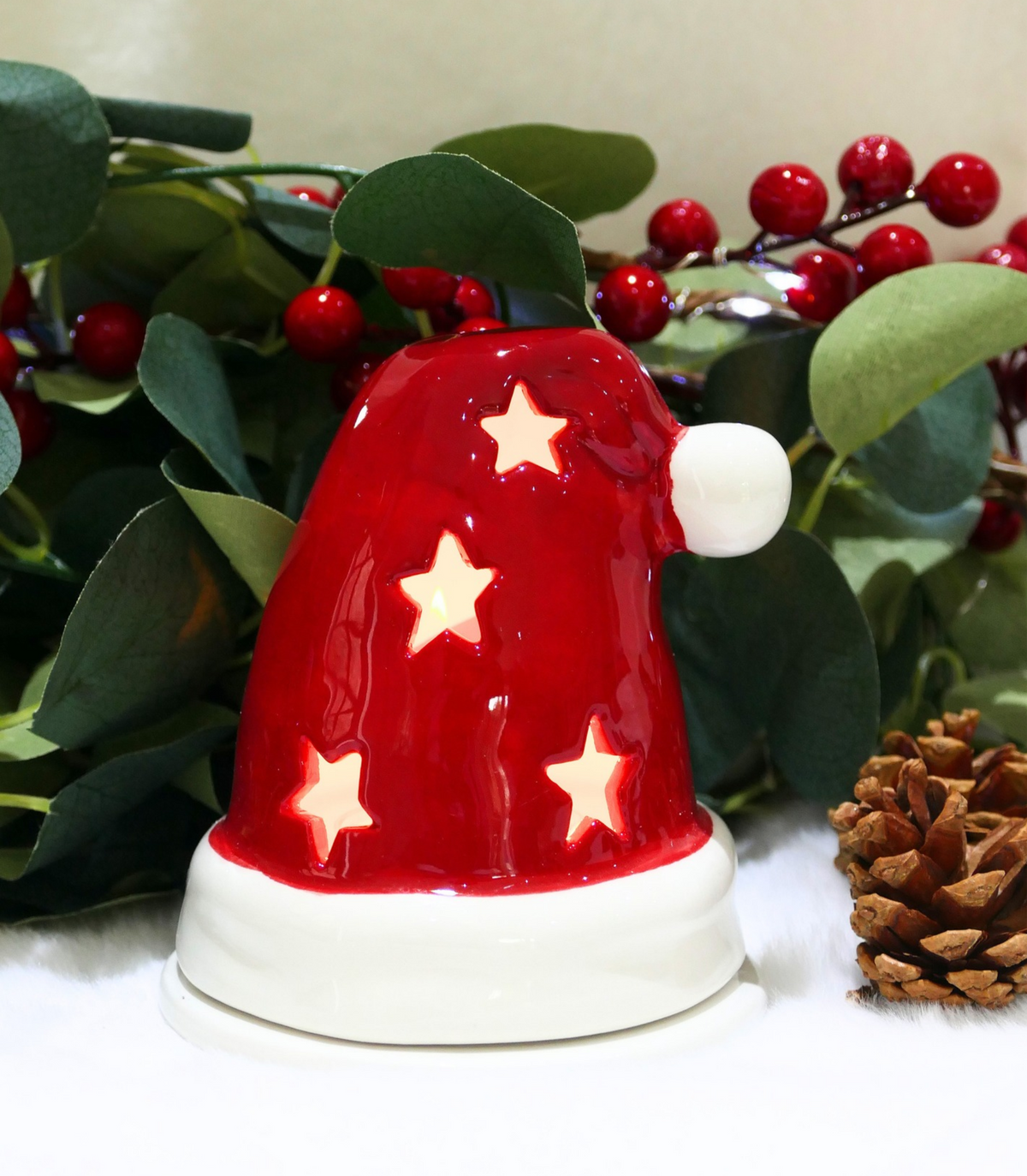 Santa’s Hat Tea Light Holder